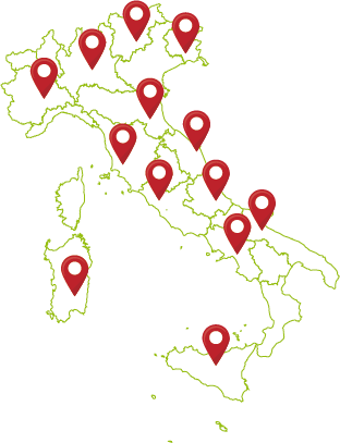 Mappa assistenza Green Vehicles Jesi